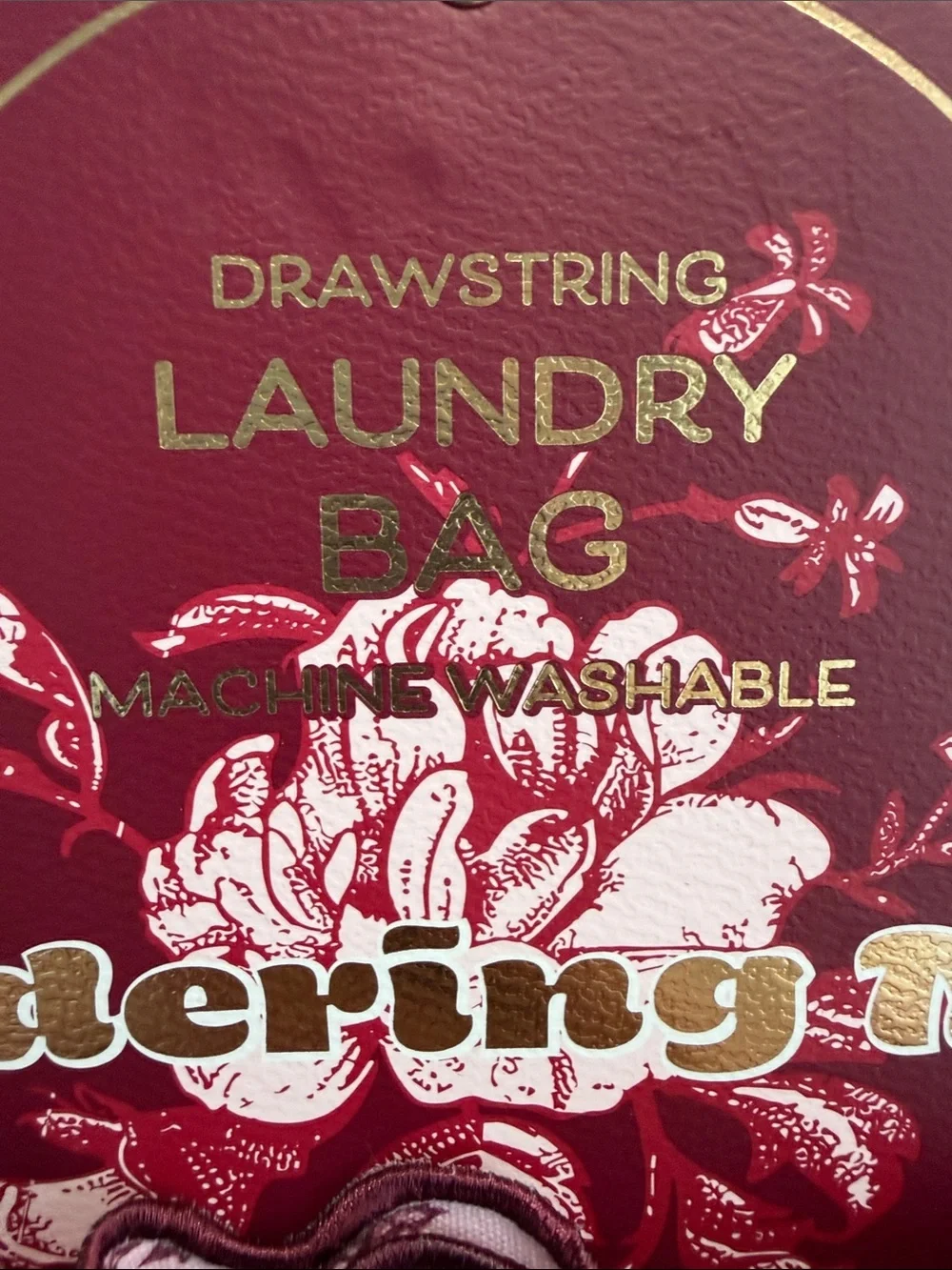 Wandering Moon | Wine Floral Packing Cube Travel Set (9)